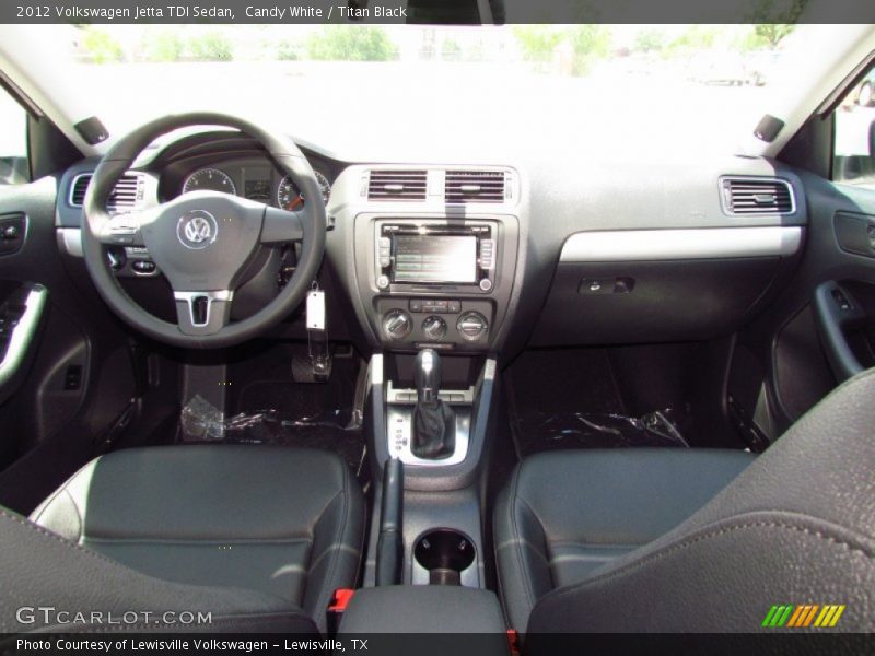 Candy White / Titan Black 2012 Volkswagen Jetta TDI Sedan