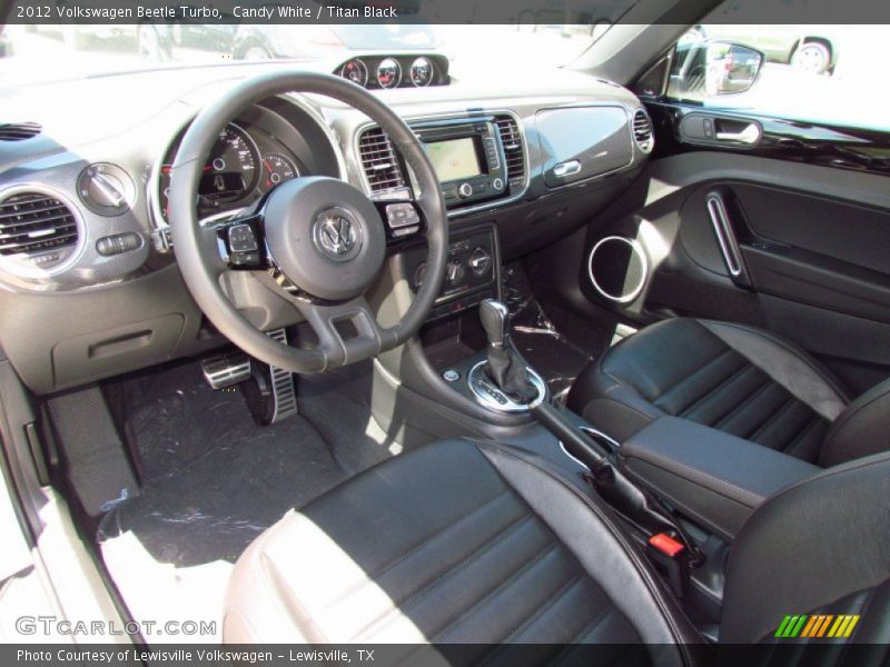 Candy White / Titan Black 2012 Volkswagen Beetle Turbo