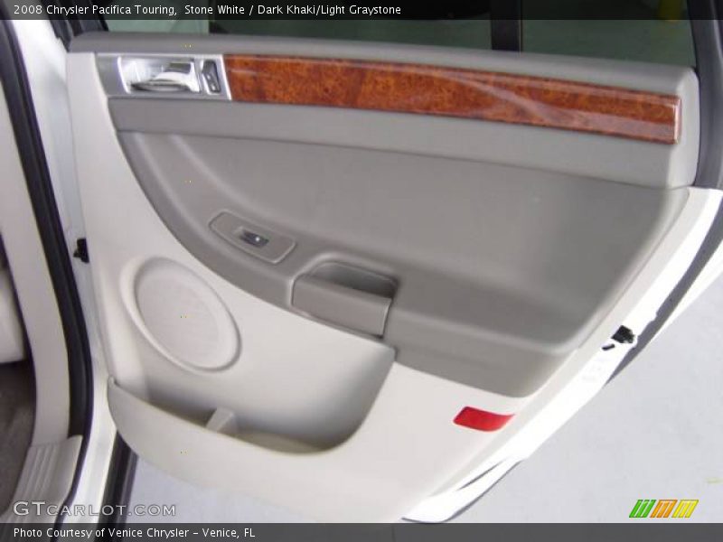 Stone White / Dark Khaki/Light Graystone 2008 Chrysler Pacifica Touring
