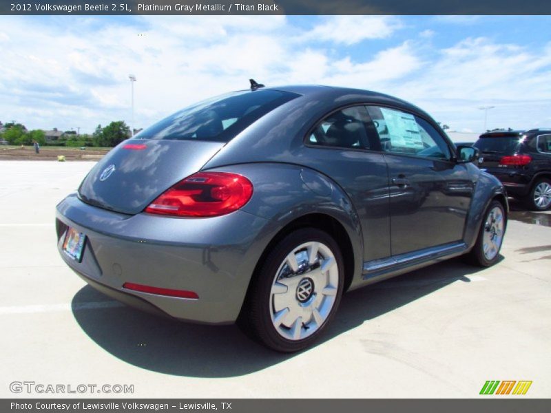 Platinum Gray Metallic / Titan Black 2012 Volkswagen Beetle 2.5L