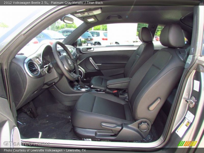 Platinum Gray Metallic / Titan Black 2012 Volkswagen Beetle 2.5L