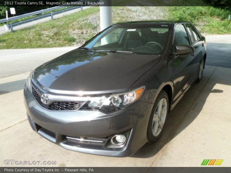 Magnetic Gray Metallic / Black/Ash 2012 Toyota Camry SE