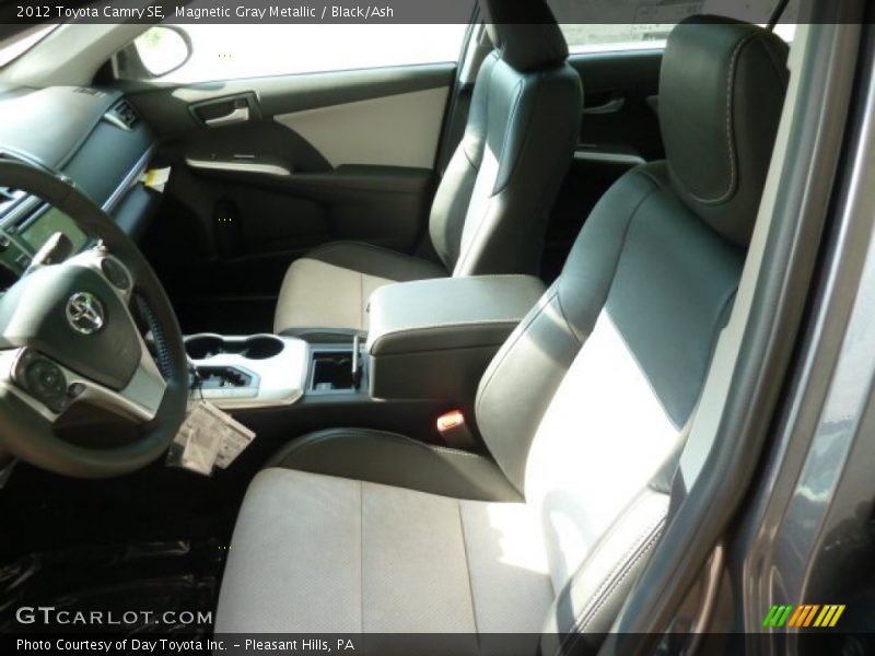 Magnetic Gray Metallic / Black/Ash 2012 Toyota Camry SE