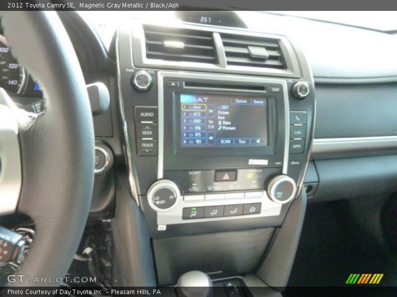 Magnetic Gray Metallic / Black/Ash 2012 Toyota Camry SE