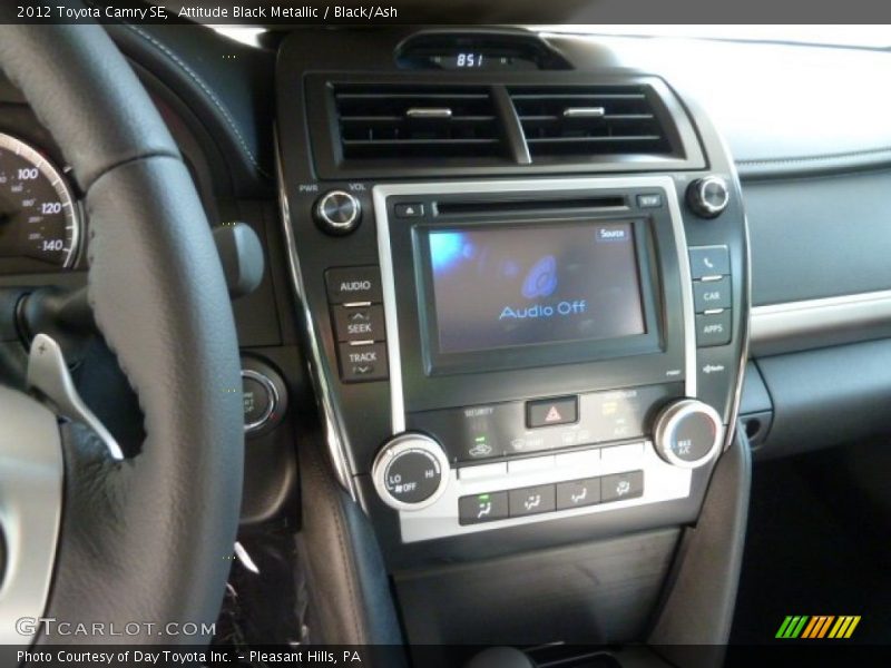 Attitude Black Metallic / Black/Ash 2012 Toyota Camry SE