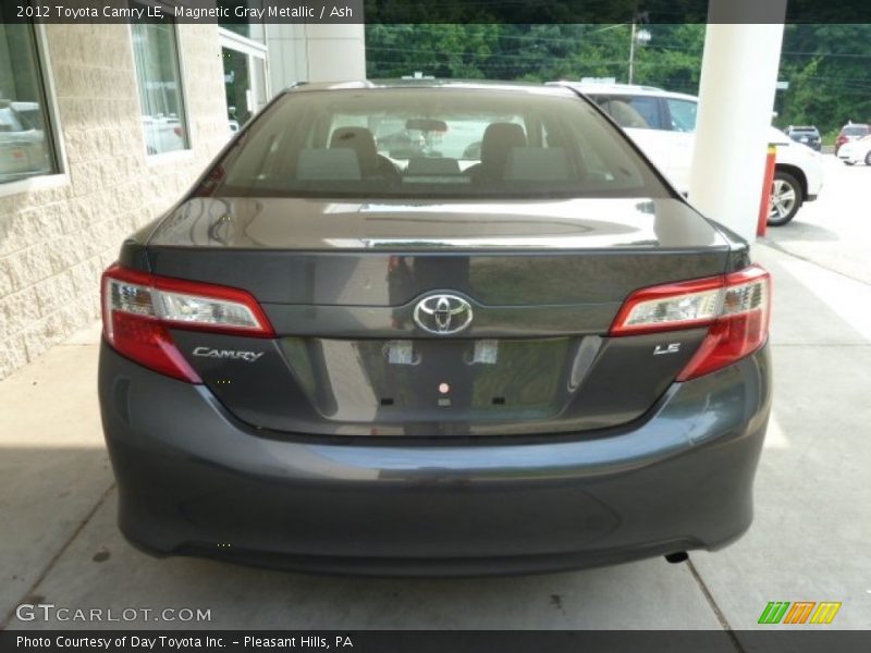 Magnetic Gray Metallic / Ash 2012 Toyota Camry LE
