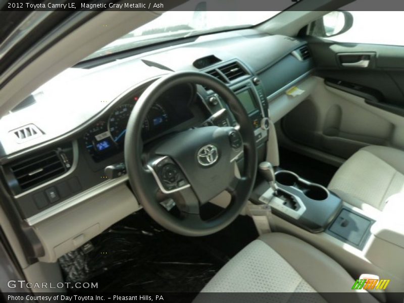 Magnetic Gray Metallic / Ash 2012 Toyota Camry LE
