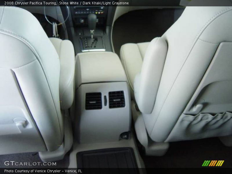 Stone White / Dark Khaki/Light Graystone 2008 Chrysler Pacifica Touring
