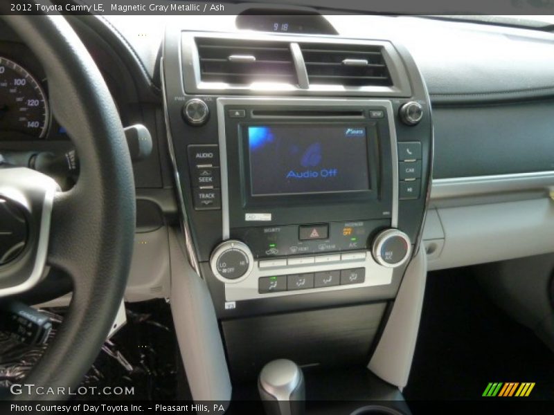 Magnetic Gray Metallic / Ash 2012 Toyota Camry LE