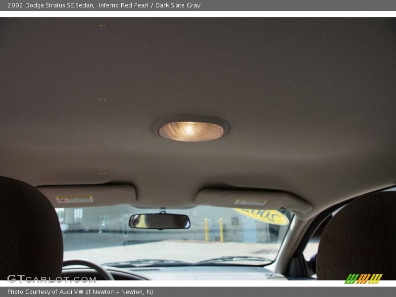 Inferno Red Pearl / Dark Slate Gray 2002 Dodge Stratus SE Sedan