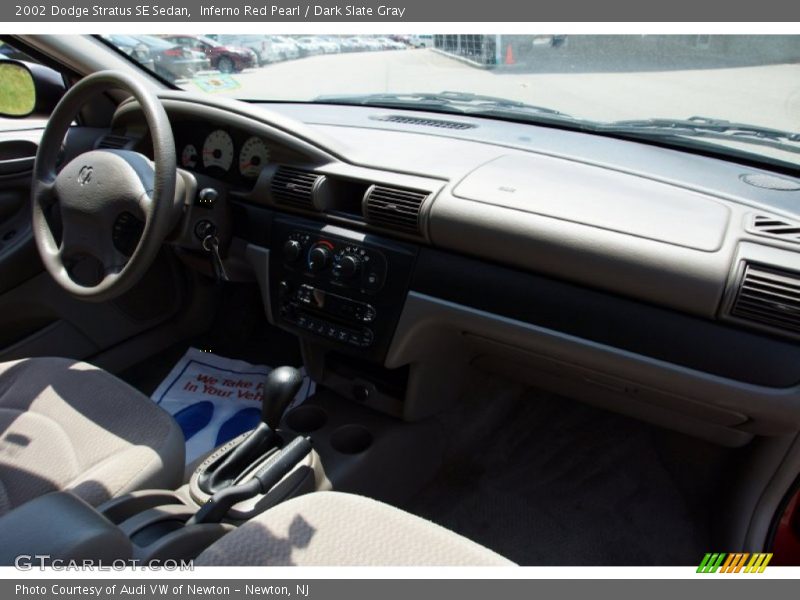 Inferno Red Pearl / Dark Slate Gray 2002 Dodge Stratus SE Sedan