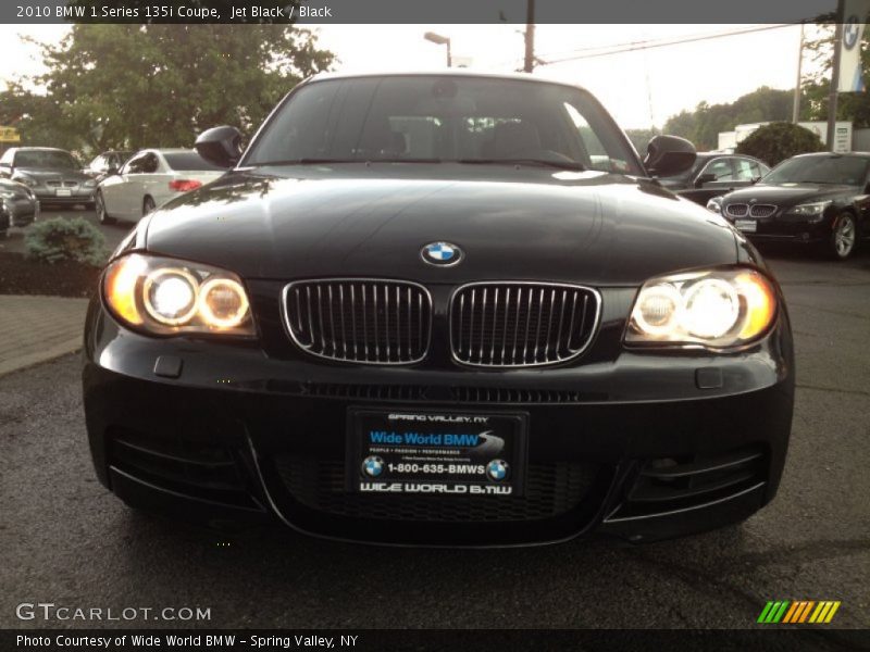 Jet Black / Black 2010 BMW 1 Series 135i Coupe