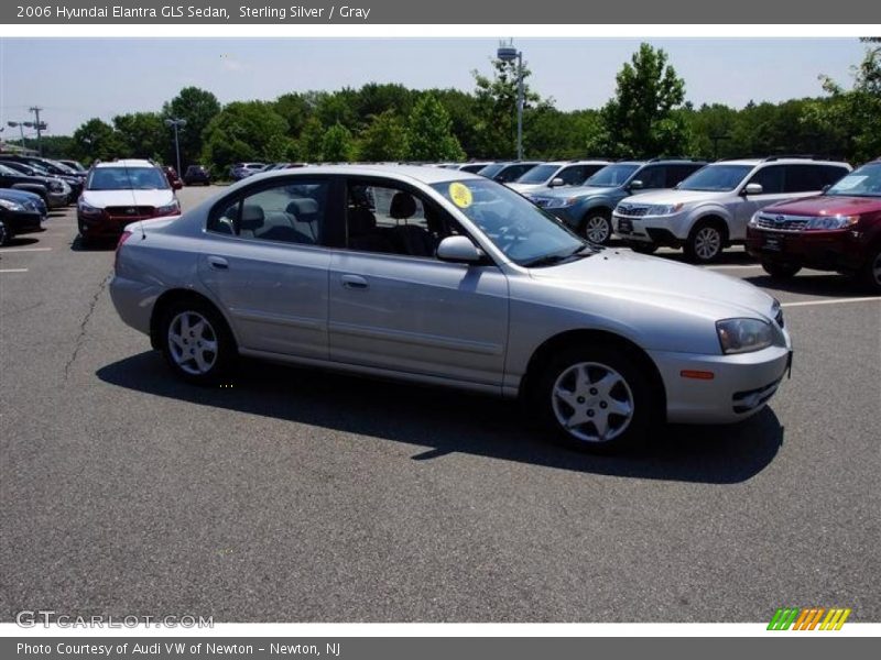 Sterling Silver / Gray 2006 Hyundai Elantra GLS Sedan