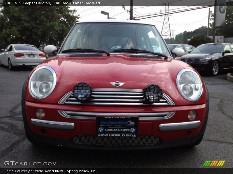 Chili Red / Tartan Red/Red 2003 Mini Cooper Hardtop