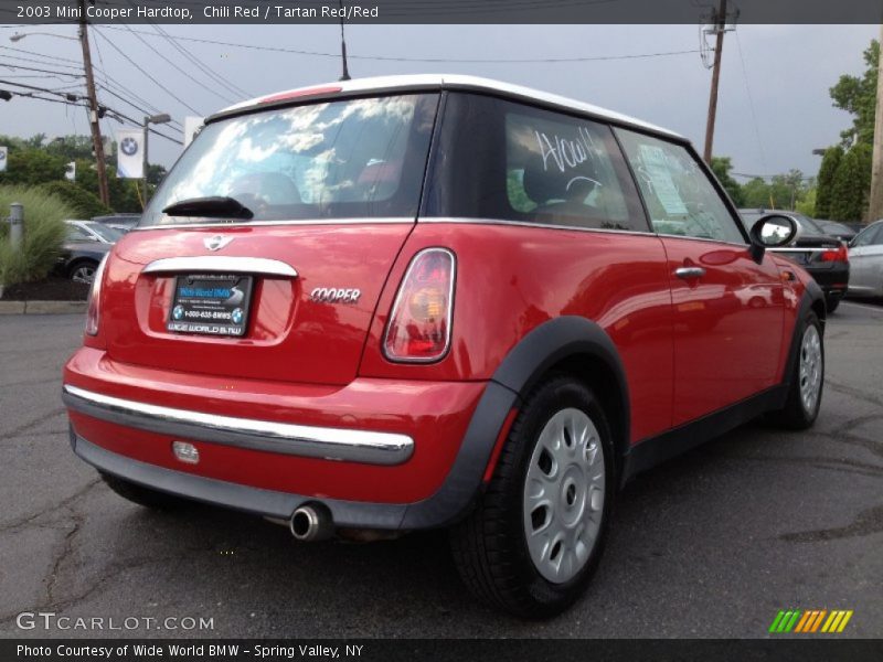 Chili Red / Tartan Red/Red 2003 Mini Cooper Hardtop