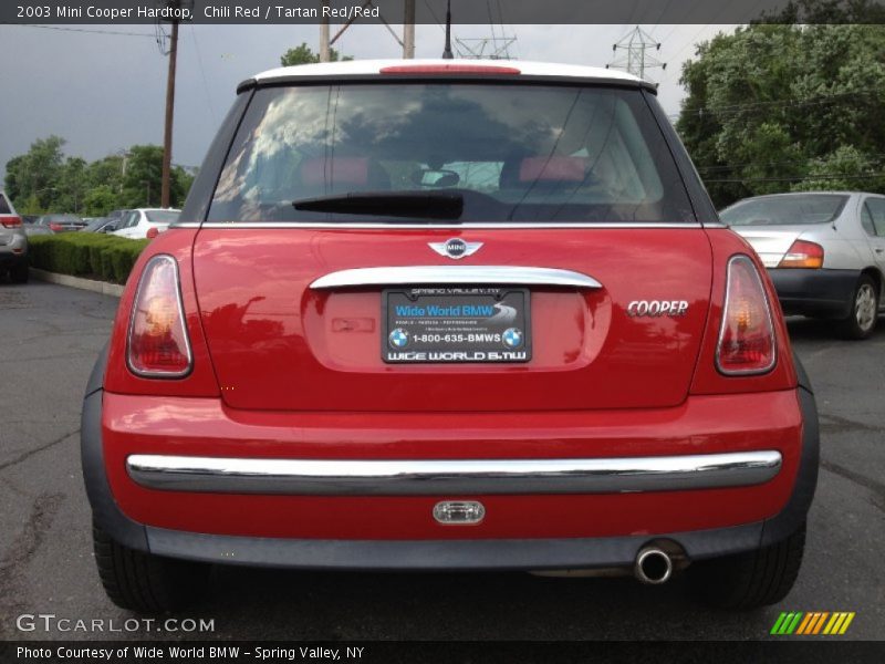 Chili Red / Tartan Red/Red 2003 Mini Cooper Hardtop
