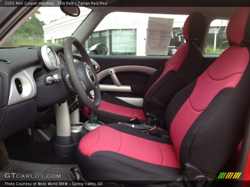 Chili Red / Tartan Red/Red 2003 Mini Cooper Hardtop