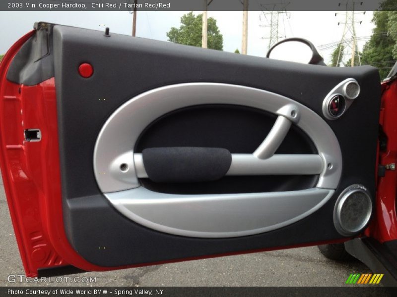 Chili Red / Tartan Red/Red 2003 Mini Cooper Hardtop