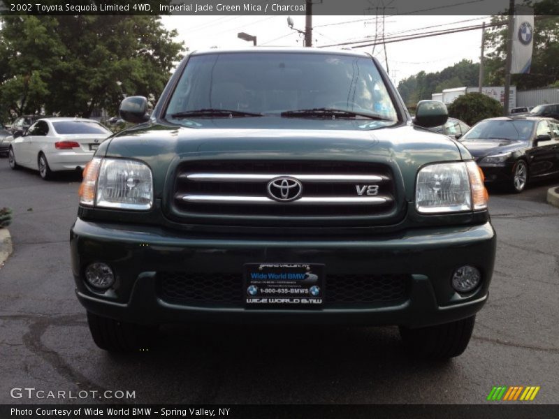 Imperial Jade Green Mica / Charcoal 2002 Toyota Sequoia Limited 4WD