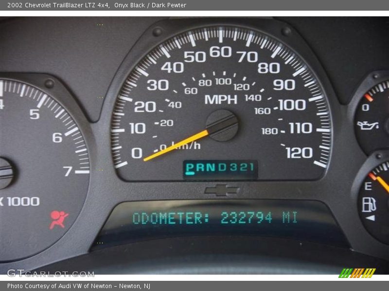 Onyx Black / Dark Pewter 2002 Chevrolet TrailBlazer LTZ 4x4