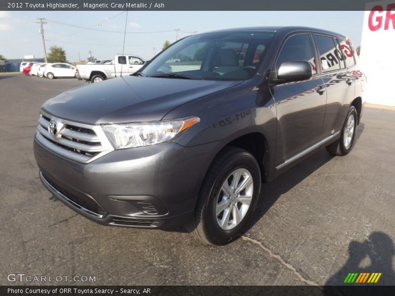Magnetic Gray Metallic / Ash 2012 Toyota Highlander