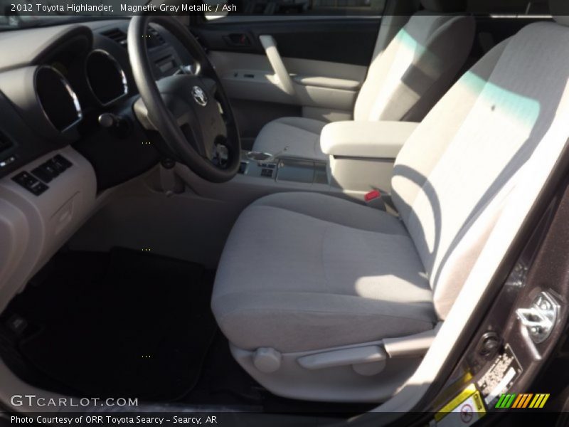 Magnetic Gray Metallic / Ash 2012 Toyota Highlander