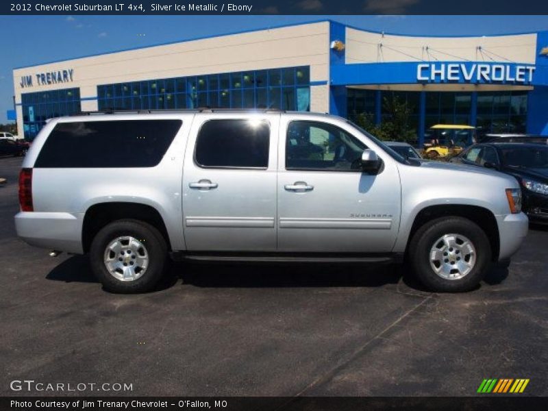 Silver Ice Metallic / Ebony 2012 Chevrolet Suburban LT 4x4