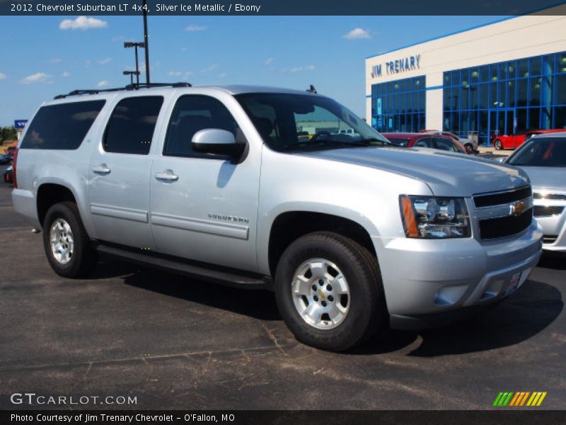 Silver Ice Metallic / Ebony 2012 Chevrolet Suburban LT 4x4