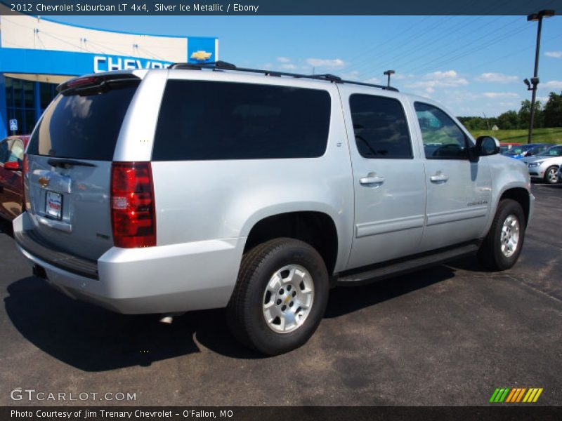 Silver Ice Metallic / Ebony 2012 Chevrolet Suburban LT 4x4