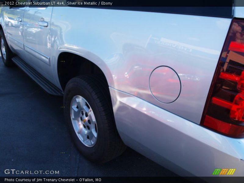 Silver Ice Metallic / Ebony 2012 Chevrolet Suburban LT 4x4
