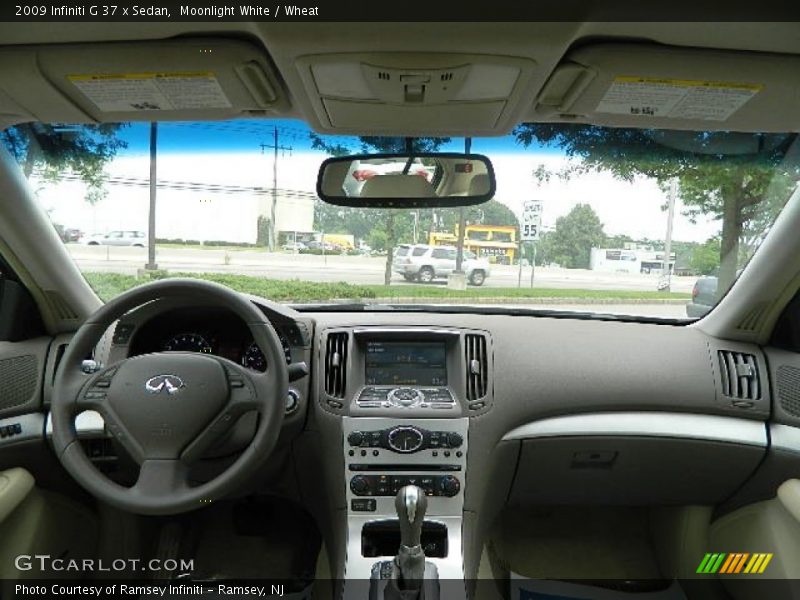 Moonlight White / Wheat 2009 Infiniti G 37 x Sedan