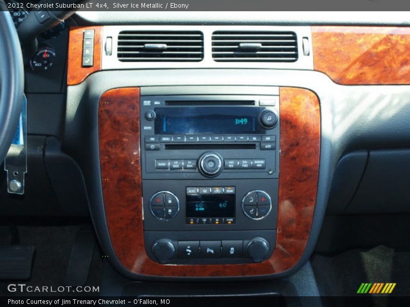 Silver Ice Metallic / Ebony 2012 Chevrolet Suburban LT 4x4