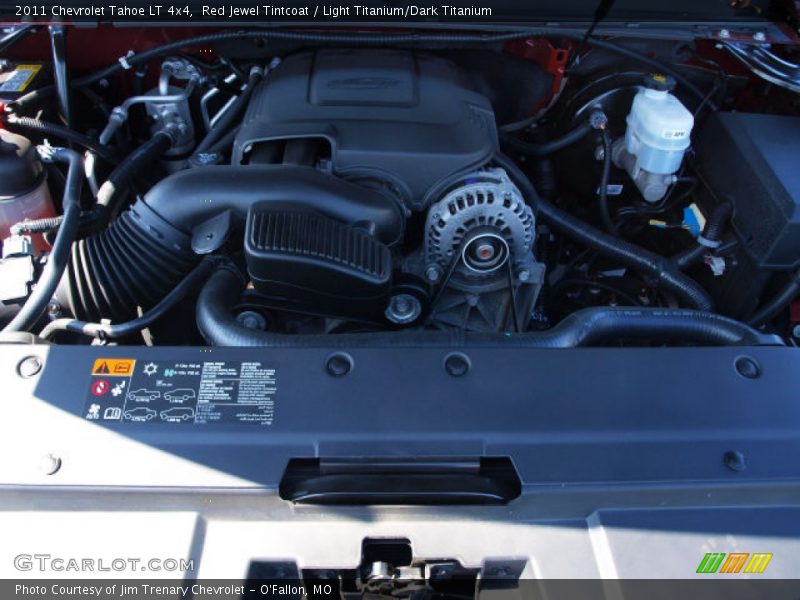 Red Jewel Tintcoat / Light Titanium/Dark Titanium 2011 Chevrolet Tahoe LT 4x4