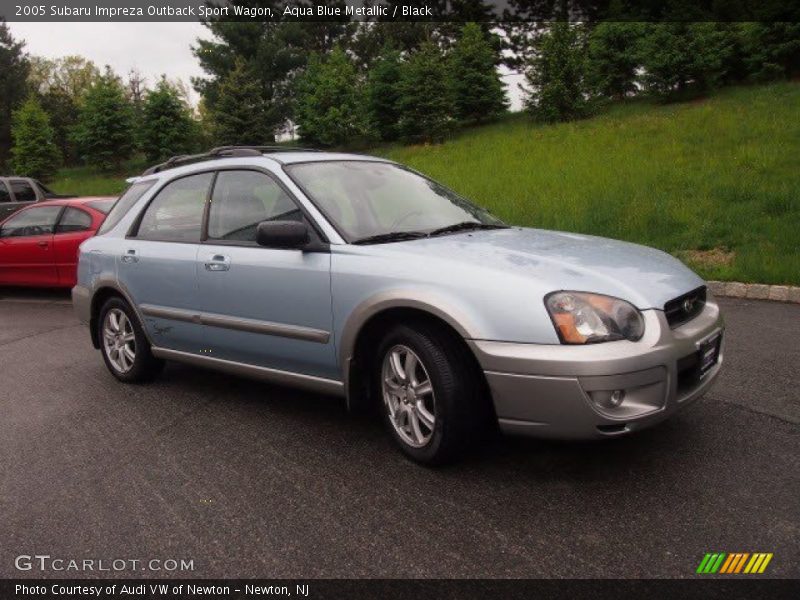 Aqua Blue Metallic / Black 2005 Subaru Impreza Outback Sport Wagon