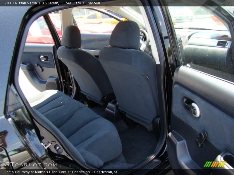 Super Black / Charcoal 2010 Nissan Versa 1.8 S Sedan