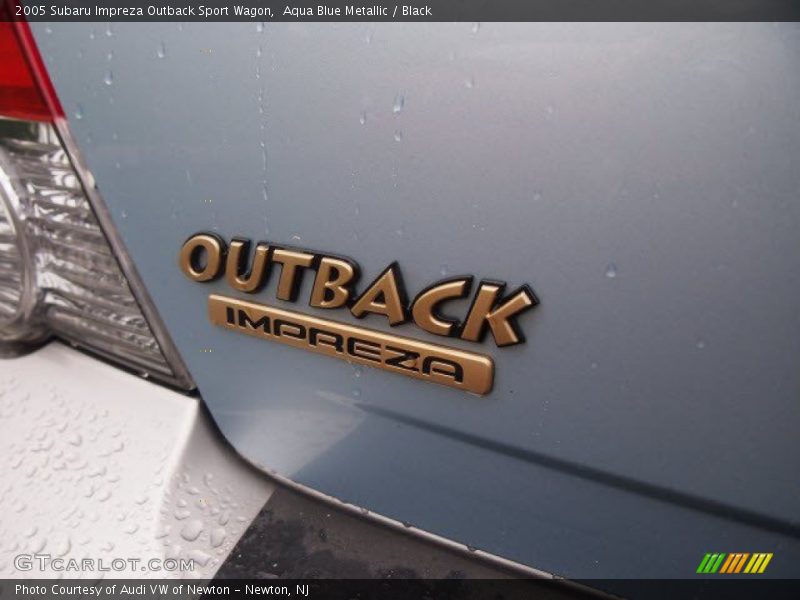 Aqua Blue Metallic / Black 2005 Subaru Impreza Outback Sport Wagon