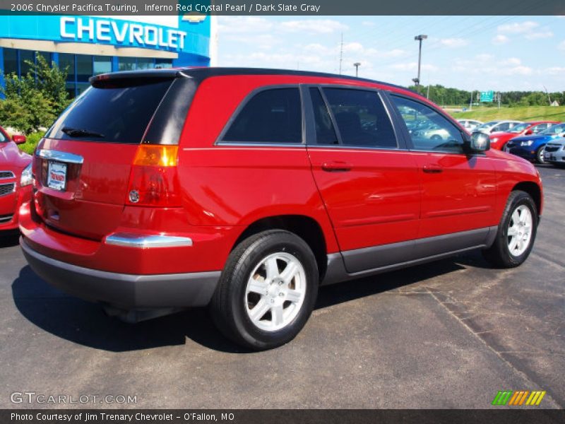 Inferno Red Crystal Pearl / Dark Slate Gray 2006 Chrysler Pacifica Touring