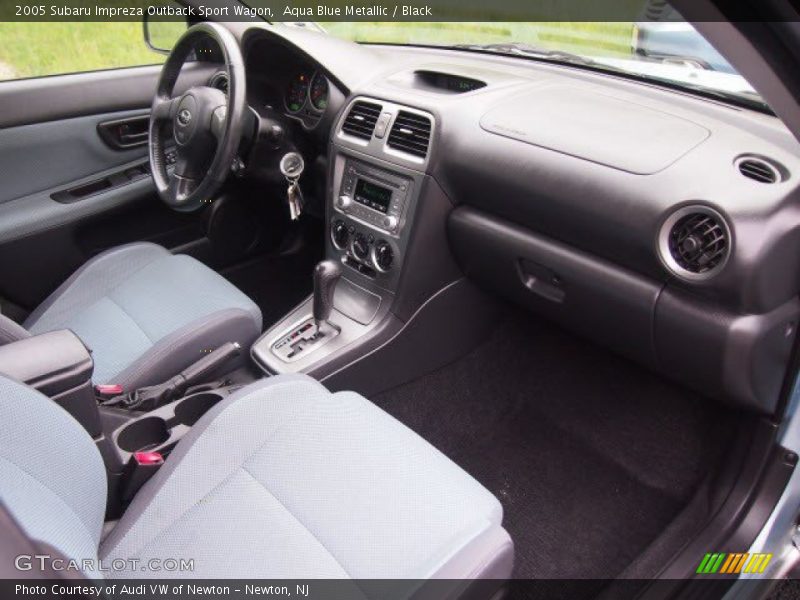 Aqua Blue Metallic / Black 2005 Subaru Impreza Outback Sport Wagon