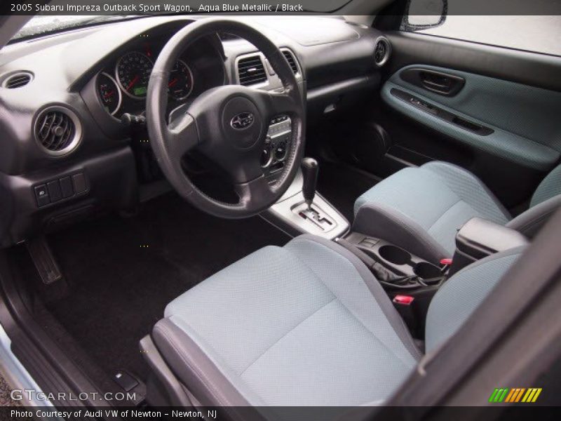 Aqua Blue Metallic / Black 2005 Subaru Impreza Outback Sport Wagon