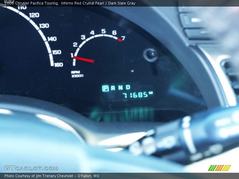 Inferno Red Crystal Pearl / Dark Slate Gray 2006 Chrysler Pacifica Touring