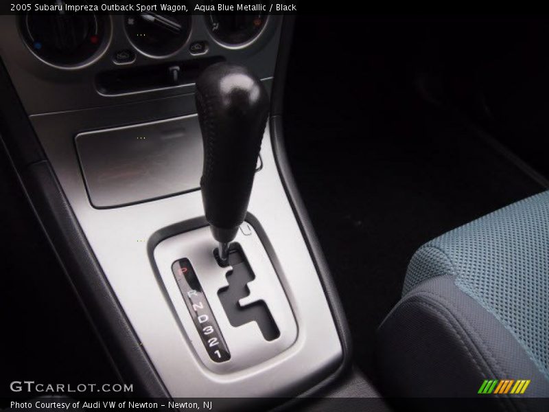 Aqua Blue Metallic / Black 2005 Subaru Impreza Outback Sport Wagon
