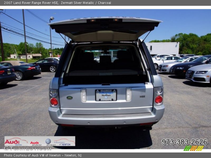 Zermatt Silver Metallic / Charcoal 2007 Land Rover Range Rover HSE