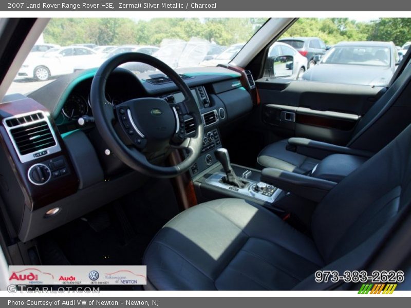 Zermatt Silver Metallic / Charcoal 2007 Land Rover Range Rover HSE