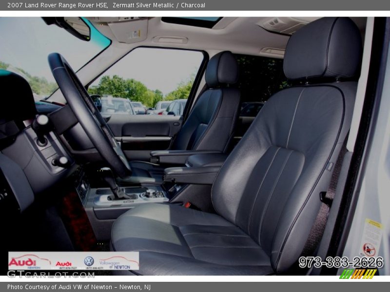 Zermatt Silver Metallic / Charcoal 2007 Land Rover Range Rover HSE