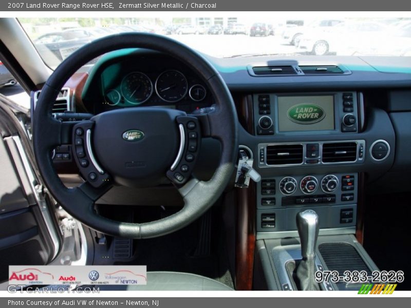 Zermatt Silver Metallic / Charcoal 2007 Land Rover Range Rover HSE