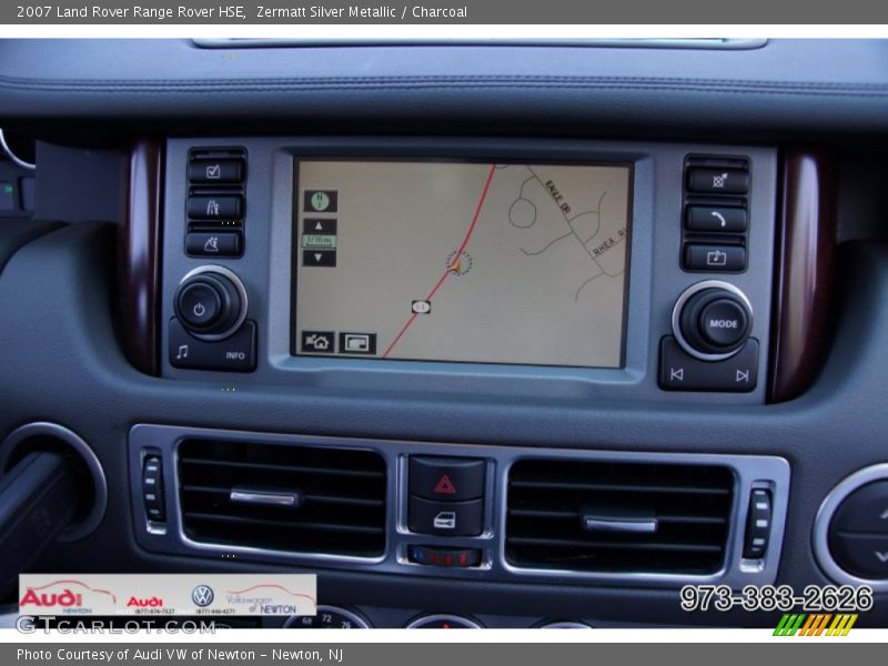 Zermatt Silver Metallic / Charcoal 2007 Land Rover Range Rover HSE