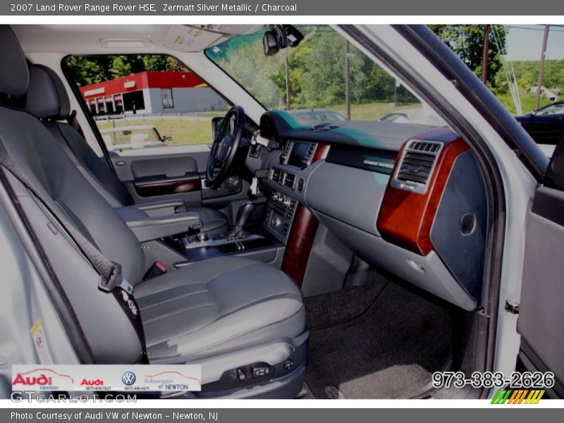 Zermatt Silver Metallic / Charcoal 2007 Land Rover Range Rover HSE