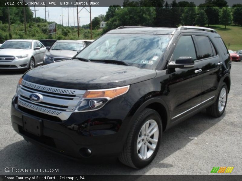 Black / Charcoal Black 2012 Ford Explorer XLT 4WD