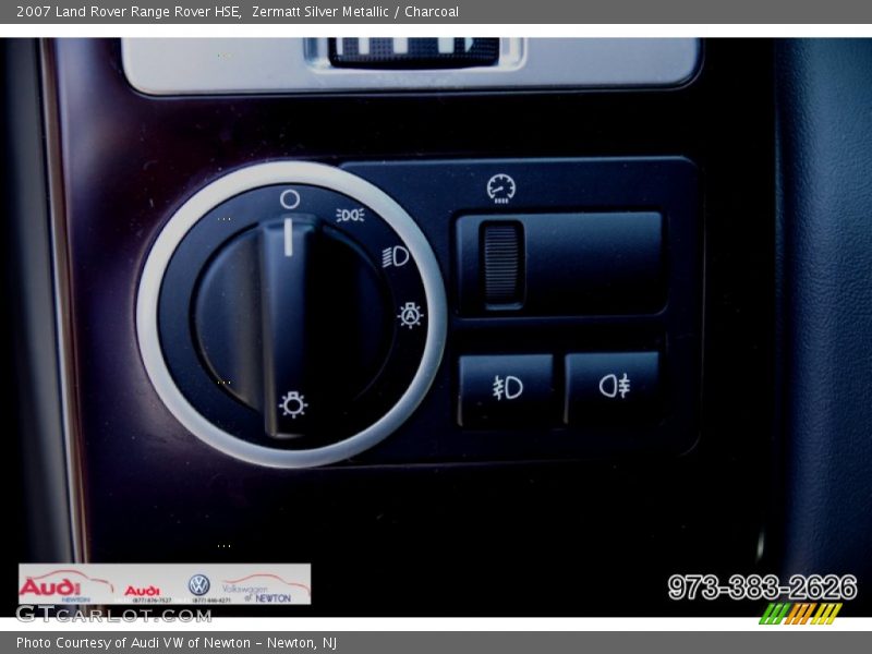 Zermatt Silver Metallic / Charcoal 2007 Land Rover Range Rover HSE