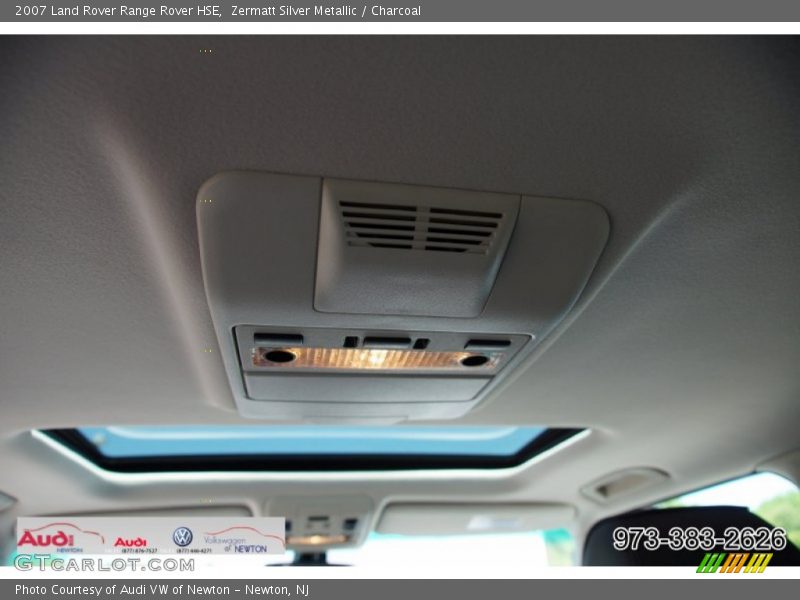 Zermatt Silver Metallic / Charcoal 2007 Land Rover Range Rover HSE
